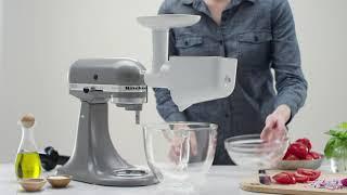 Stand mixer attachment: How to use our fruit & vegetable strainer