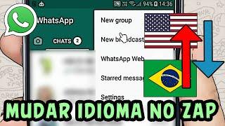 Como Mudar idioma do Whatsapp