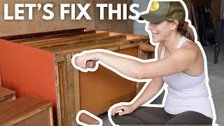 Let's Fix This Broken Dresser