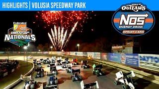 World of Outlaws NOS Energy Drink Sprint Cars | Volusia Speedway Park | Feb. 6, 2025 | HIGHLIGHTS