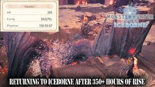 Returning to Iceborne After 350+ Hours of MH Rise - Monster Hunter World Iceborne