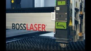 BOSS FC Accu-CUT:  Fiber Laser Sheet Metal Cutter - 4x4' up to 2KW