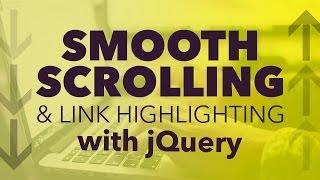 How to add Smooth Scrolling to your one page website with jQuery