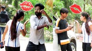 Giving Flying Kiss To Strangers  | (Part-2) Flying Kiss  Prank | Sarita Patel Official |