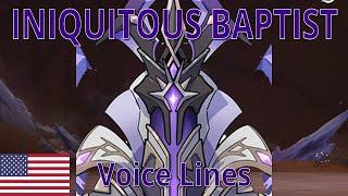 Iniquitous Baptist - Voice Lines (EN) -- Genshin Impact