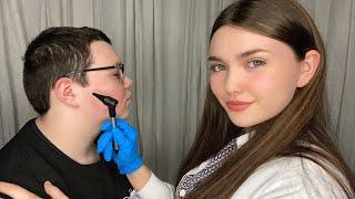 ASMR Cranial Nerve Exam on Real Patient | Testing the 5 Senses