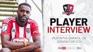  Mustapha Carayol on signing for City | Exeter City Football Club