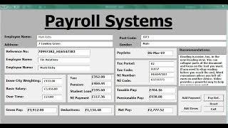 Overview of How to Create Payroll Systems in Excel Using VBA