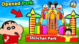 Shinchan Opened Park  || Funny Game Roblox 