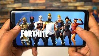 FORTNITE APK on any Android Smartphone! How to Install + Gameplay!!!