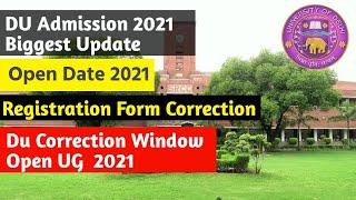 Du Correction Window Open || Du Cut Off 2021 || Du Admission Update 2021