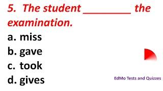 CAN YOU SCORE 15/15 ? GRAMMAR TEST 9. Improve your English. Learn Grammar.