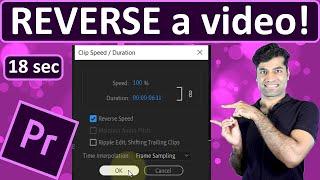 How to REVERSE a video on Premiere Pro