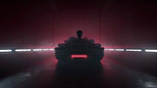 Presentation of tank STG. World of Tamks Blitz. Wargaming. Cinema 4D,  Redshift.
