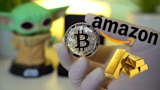 Physische Bitcoin  24 Karat Echt Gold  Bitcoin zum anfassen  Geschenkidee