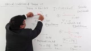 Class 12th – Dipole Special Condition of Torque | Electric Charges and Fields | Tutorials Point