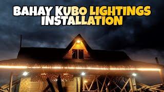 MODERN BAHAY KUBO LIGHTINGS: Installation of Surface & Recessed Type and Strip Lights | Bahalinana