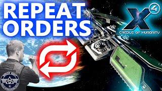 Repeat Orders - How To Do Mining, Trading and Fighting - X4 Foundations - Captain Collins