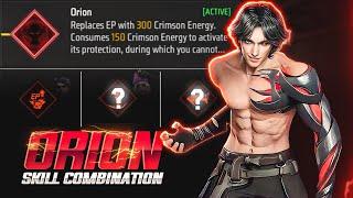 New - “ORION" Character SKILL COMBINATION || Free fire Powerful RUSH COMBINATION