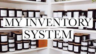 MY INVENTORY SYSTEM | How I Keep Track Of My Candle Supplies & Materials | Inventora Review