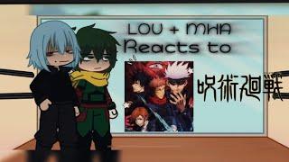 mha+ lov react to jujutsu kaisen (manga spoilers)