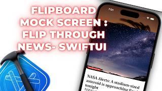 Flipboard-Style News Interface with 3D Flip Animation in SwiftUI