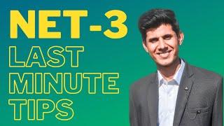 Watch this video before attempting NET-3