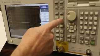 How to determine the value of a capacitor or inductor using a network analyzer