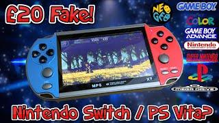 £20 Fake Nintendo Switch / PS Vita Review ( MP5 X7 ) Good Value Pocket Emulation?