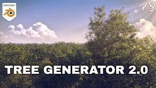 Blender Tree Generator v2 Make your very own trees