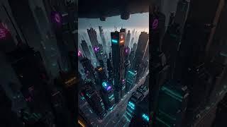 a futuristic cyberpunk city, in the style of 3D, octane render, 8k, ray tracing, blender, hyper deta