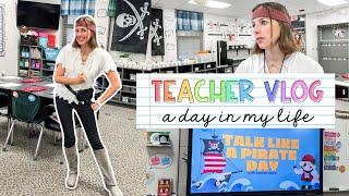 TEACHER VLOG | a day in my life, pirate day, room transformation