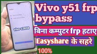 vivo y51 v2030 google bypass android 12||vivo y51a frp reset