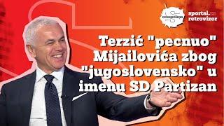 Terzić "pecnuo" Mijailovića zbog "jugoslovensko" u imenu SD Partizan I SPORTAL SPORT