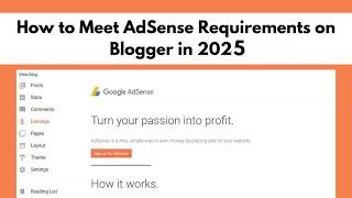 How to Optimize Your Blogger Blog for AdSense Approval | Increase AdSense Approval Chances in 2025