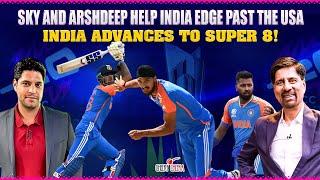 SKY and Arshdeep help India edge past the USA | India Advances to Super 8! | ICC T20 WC 2024