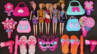 6 Minutes Satisfying Modern Girls Barbie Doll Toys Fashion Accessories  | Hello Kitty Toys | Asmr