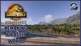 Remaking Jurassic World in Jurassic World Evolution 2 | Full Series | Speedbuild | NO MODS