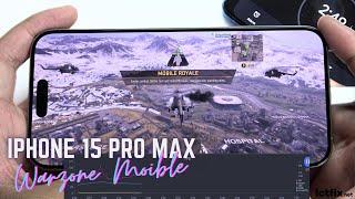 iPhone 15 Pro Max Call of Duty Warzone Mobile Gaming test Update | Apple A17 Pro, 120Hz Display