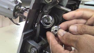 Adjusting the Tensions of a Sewing Machine (Singer 241-12)  - TUTORIAL 1 - Car upholstery