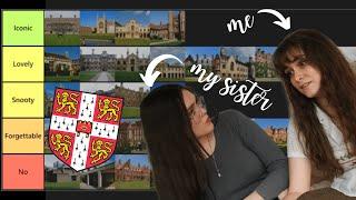 Ranking Every Cambridge College With My Sister