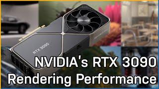 NVIDIA RTX 3080 vs 3090 Rendering Performance