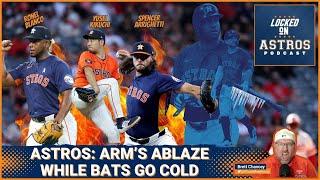 Astros: Arm's ablaze as bats go cold