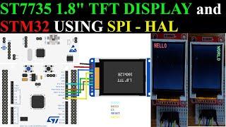 ST7735 1.8" TFT Display and STM32 || HAL