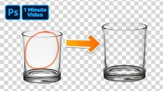 How to mask transparent objects or glass in Adobe photoshop | select transparent stuff in photoshop