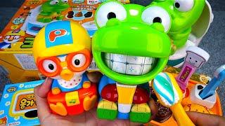 Pororo ASMR | 10 Minutes Satisfying with Unboxing Pororo Toothbrush Playset | Review Toys