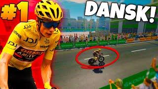 Dansk Tour De France 2022 PS4/PS5 - Jumbo Visma #1: VINGEGAARD! (PS5 Gameplay)