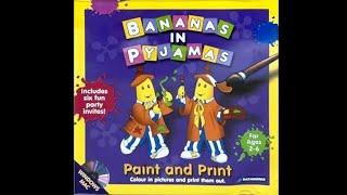 Bananas in Pyjamas: Paint and Print (1998) [PC, Windows]  Longplay