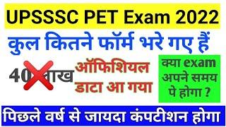 Upsssc pet exam 2022 | Total Forms Fill in UPSSSC PET 2022 | pet exam date 2022 | upsssc latest news