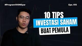 10 Tips Investasi Saham Indonesia - Belajar saham pemula